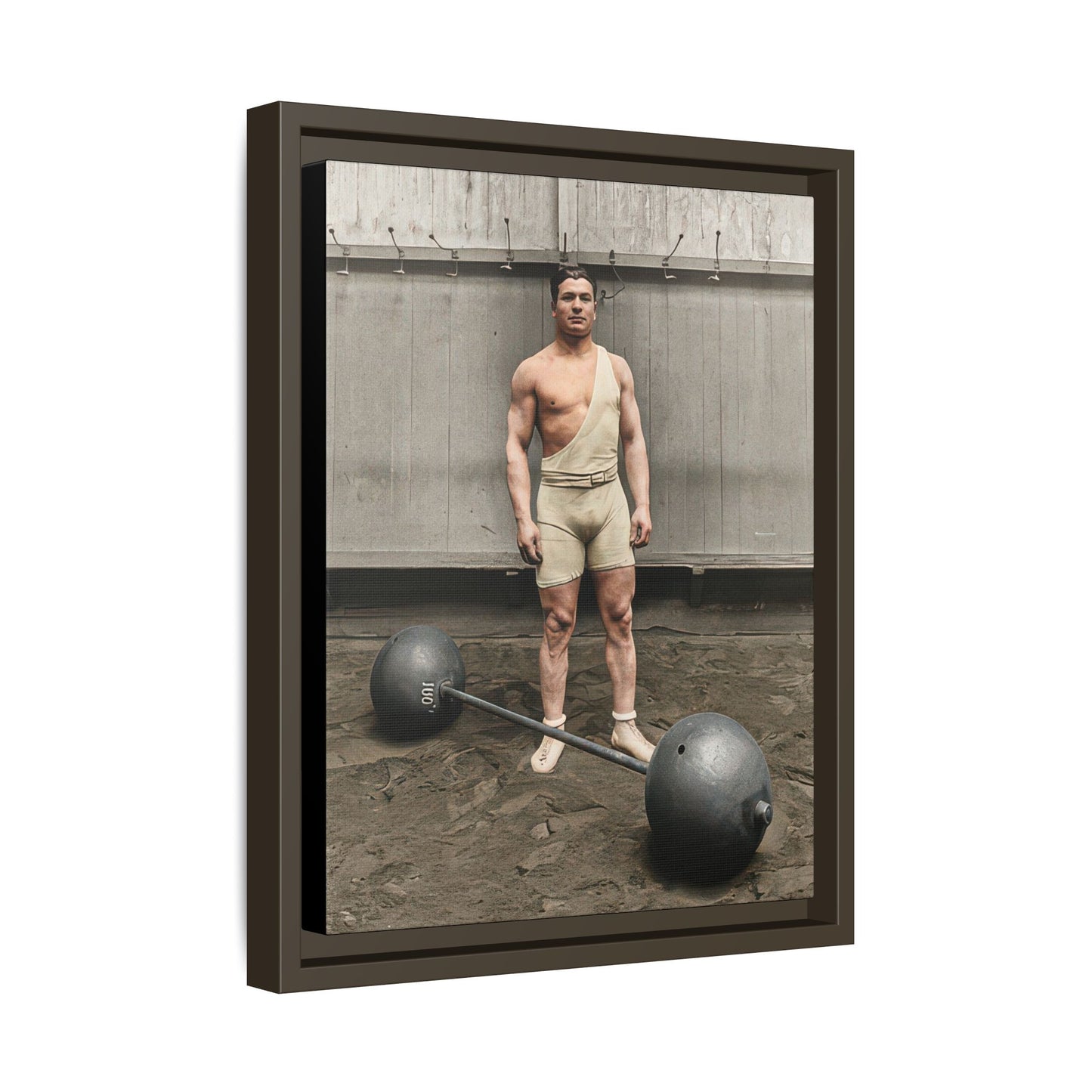 athlétisme 050 | Framed Vintage Photo - Matte Canvas
