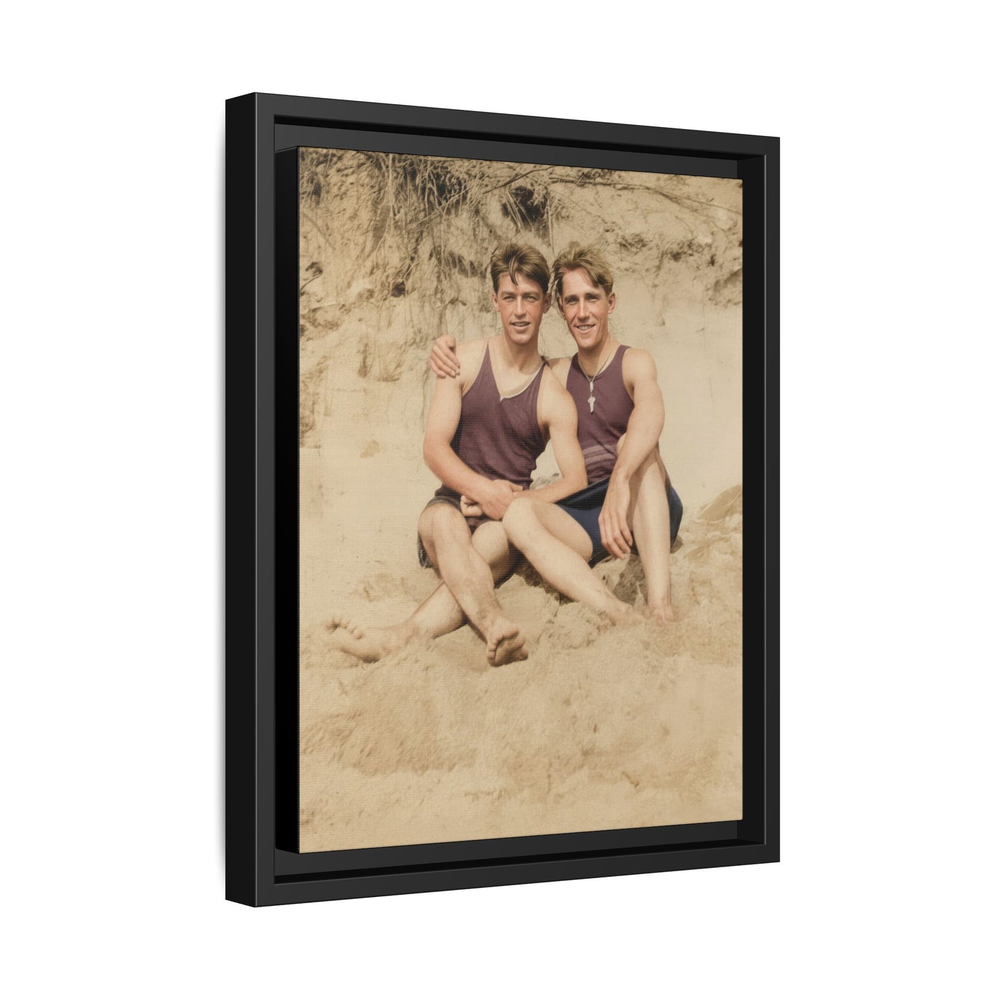 nager 002 | Framed Vintage Photo - Matte Canvas