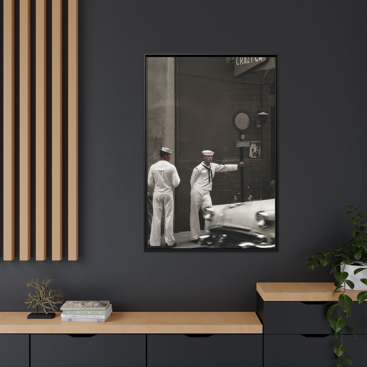 paire 151 | Framed Vintage Photo - Matte Canvas