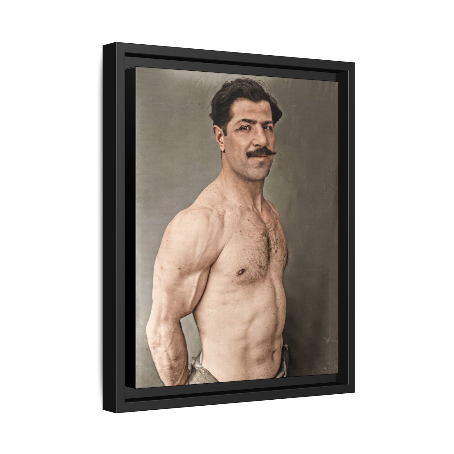 athlétisme 024 | Framed Vintage Photo - Matte Canvas