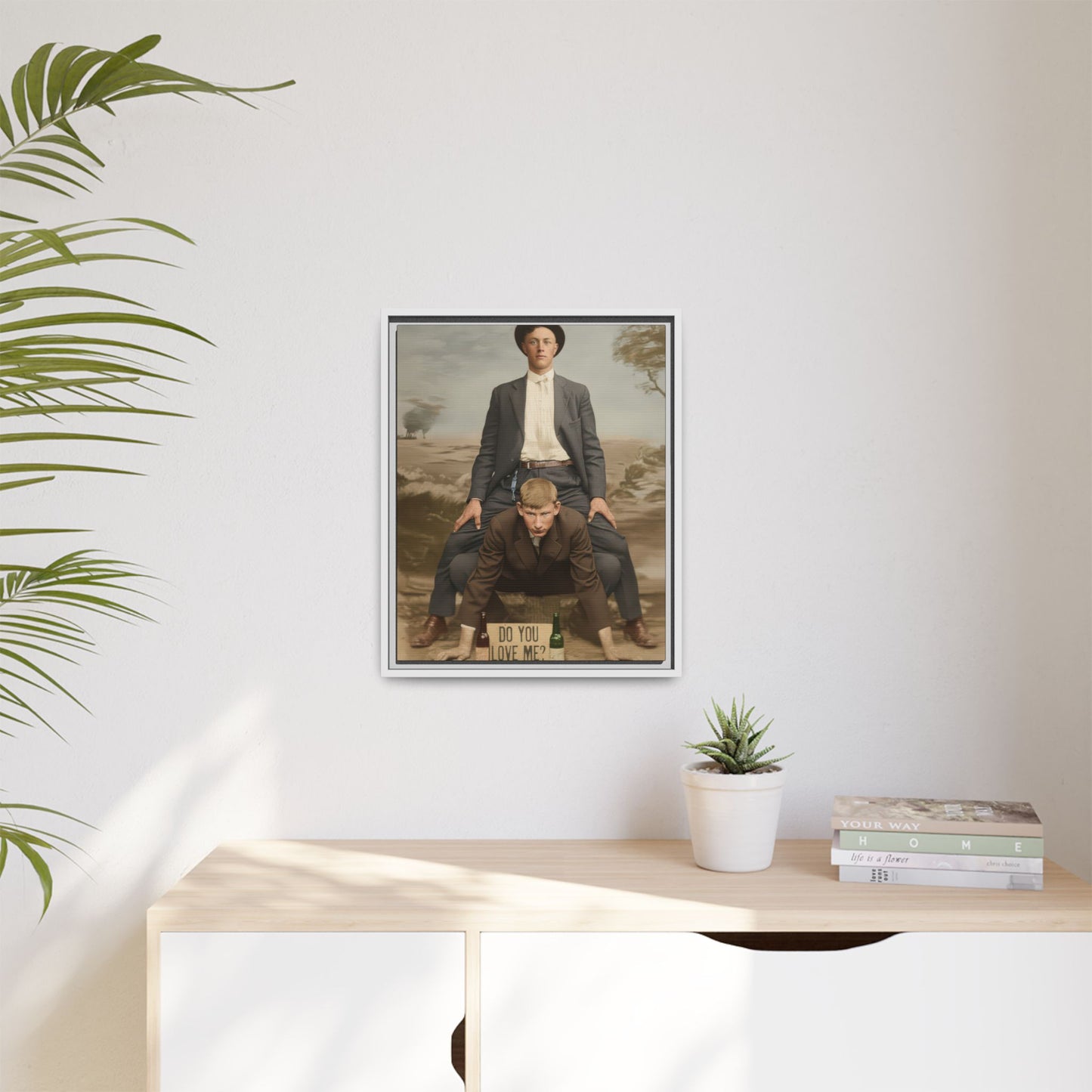 paire 142 | Framed Vintage Photo - Matte Canvas