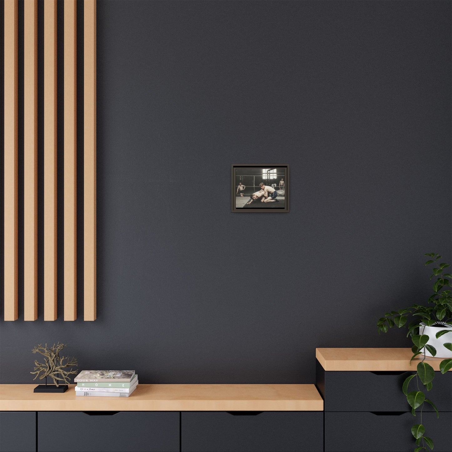 athlétisme 005 | Framed Vintage Photo - Matte Canvas