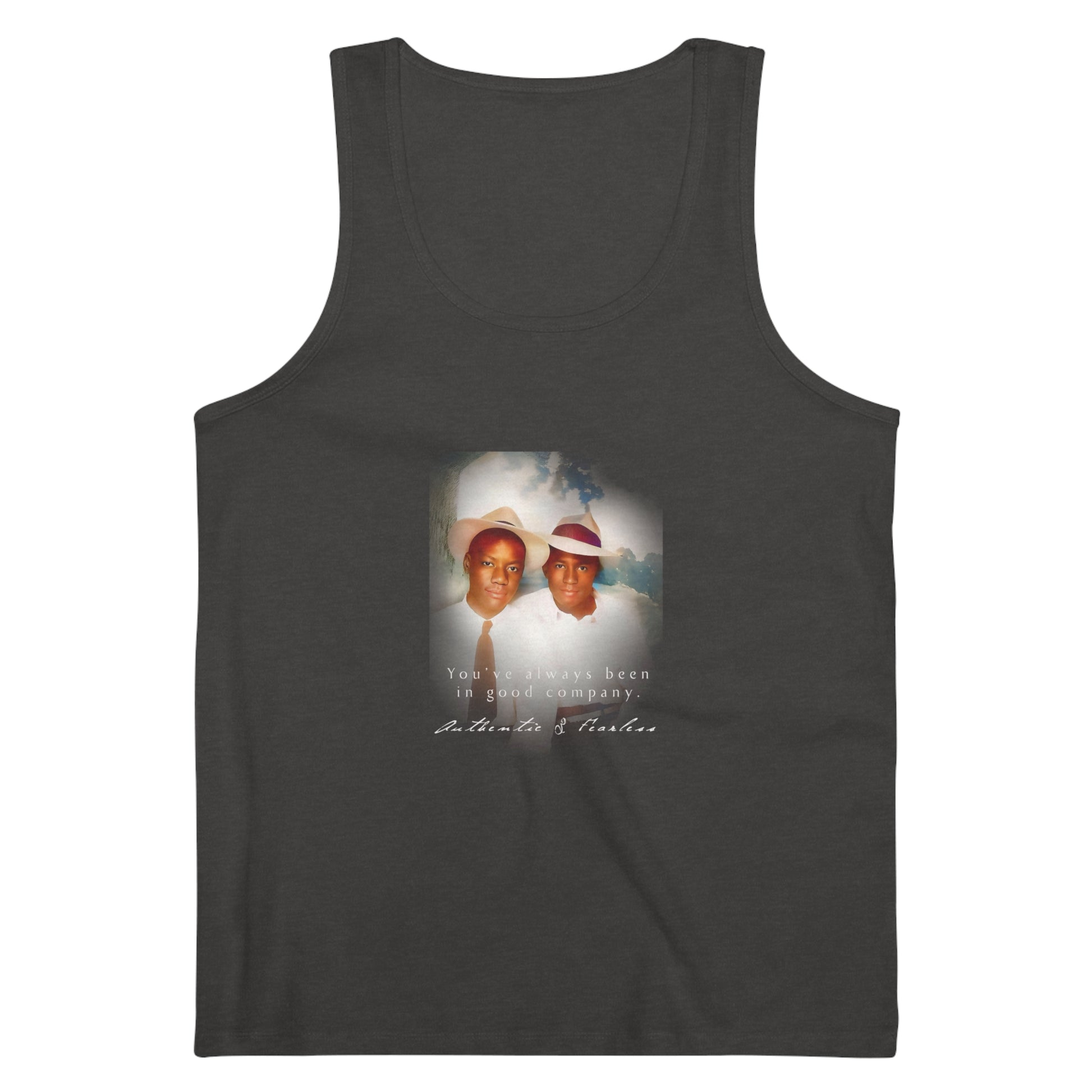 paire 019 | Vintage Jersey Tank Black Male Gay Couple Husbands Gift Present LGBTQ Queer Dad
