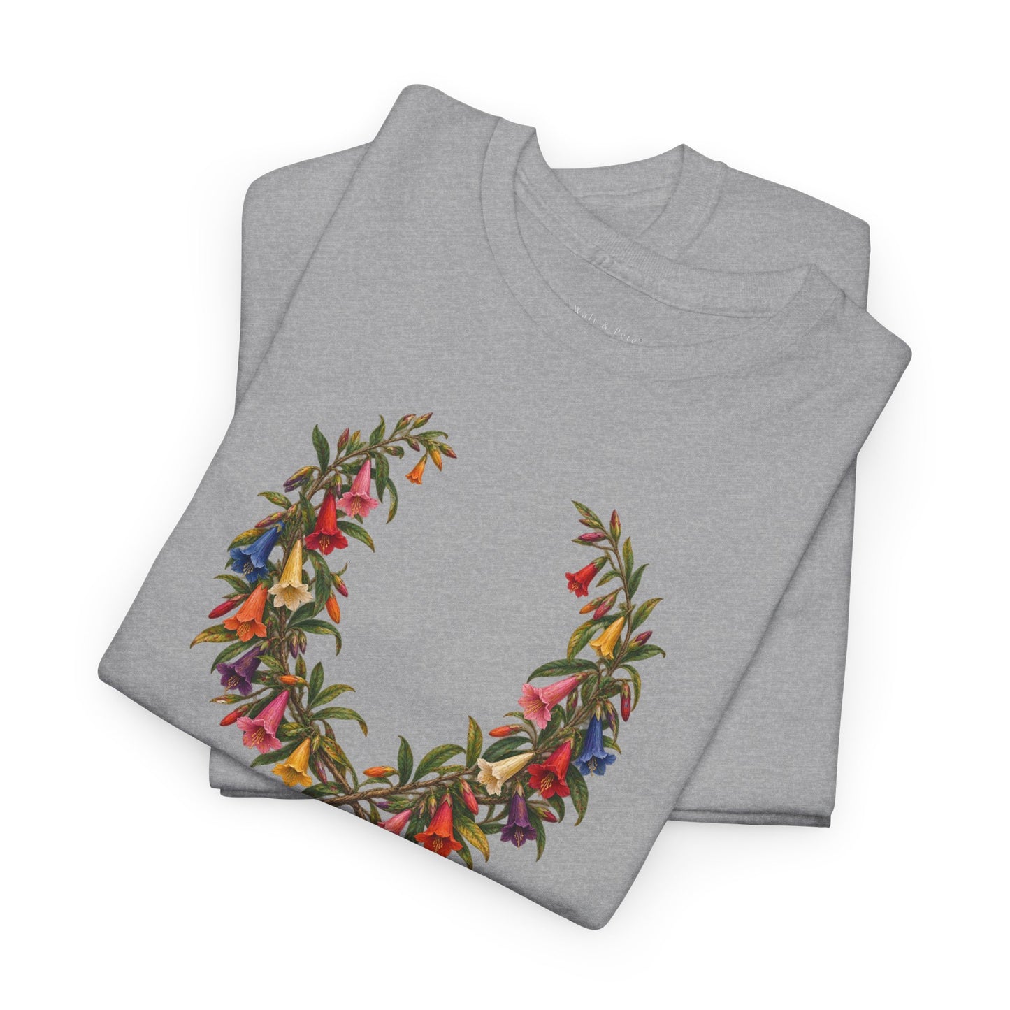 Orgullo Cantuta Pride T-Shirt | Peruvian Botanical LGBTQ+ Tee