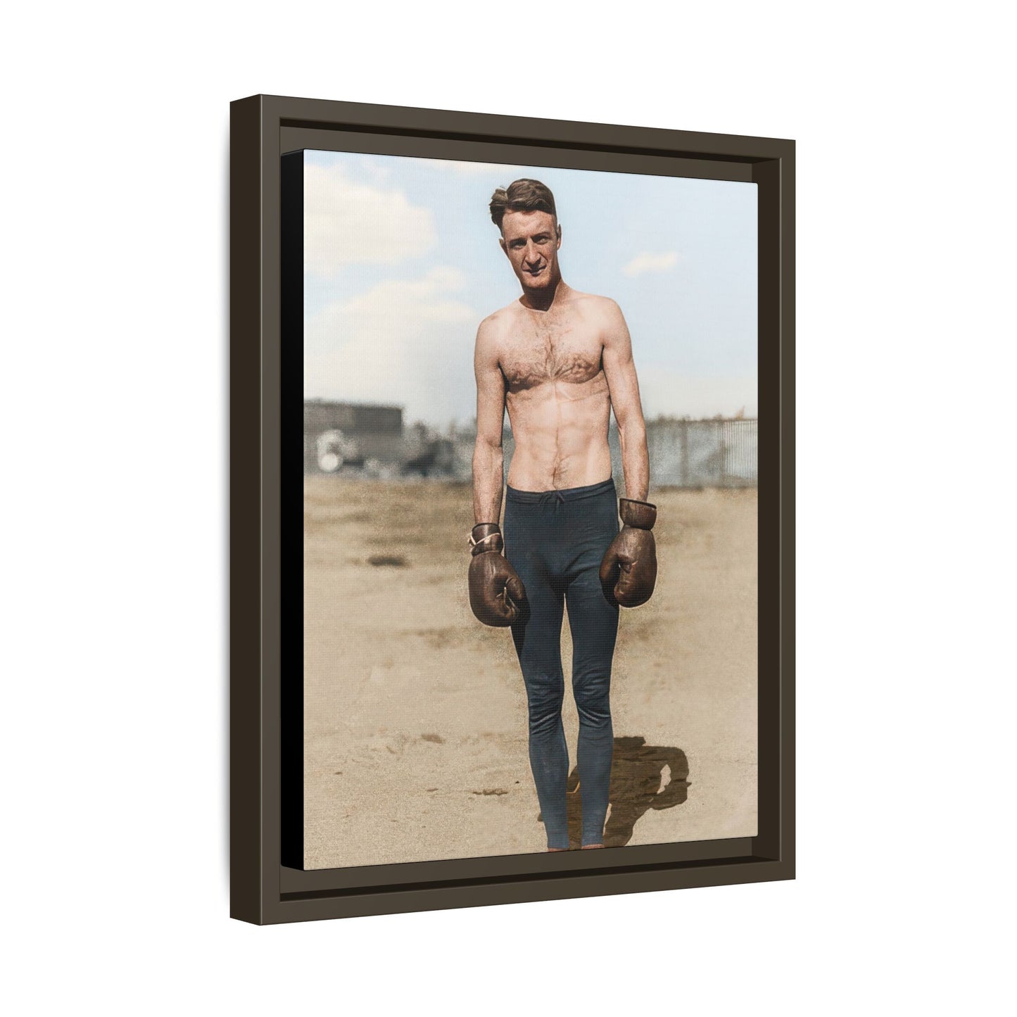 Copy of athlétisme 039 | Framed Vintage Photo - Matte Canvas