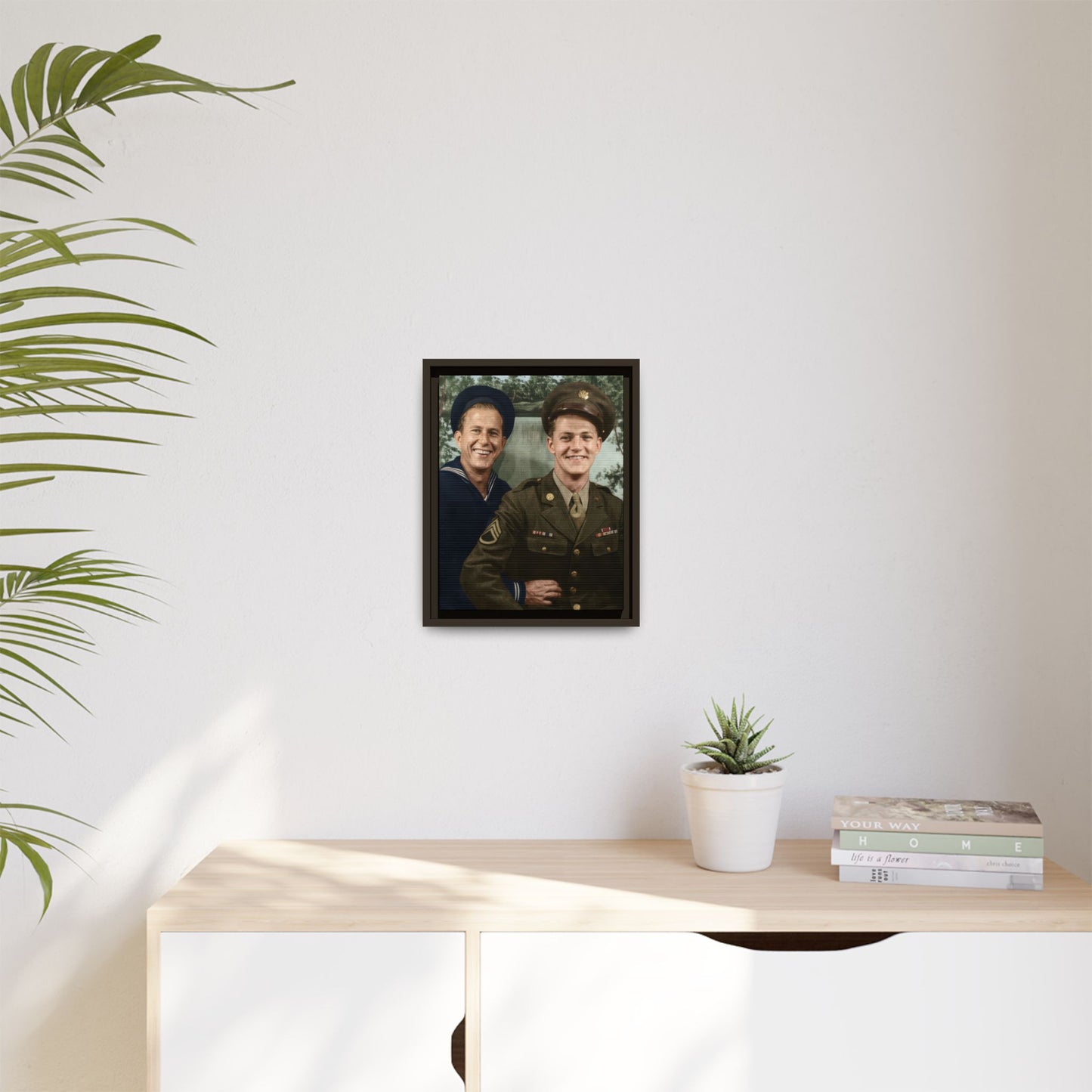 paire 147 | Framed Vintage Photo - Matte Canvas