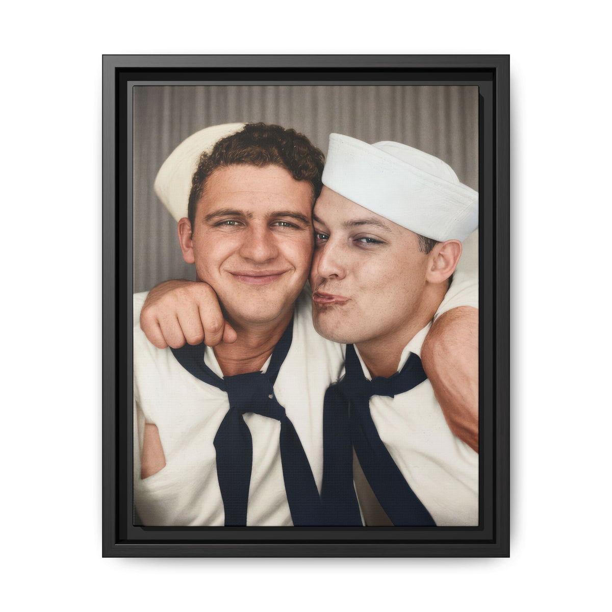 paire 159 | Framed Vintage Photo - Matte Canvas