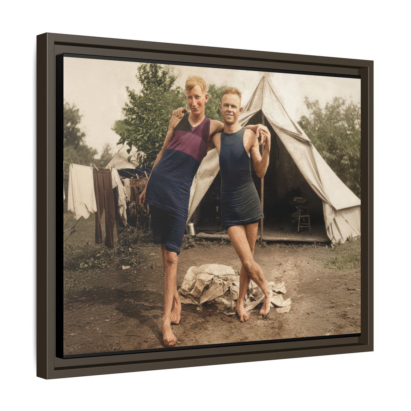 nager 040 | Framed Vintage Photo - Matte Canvas