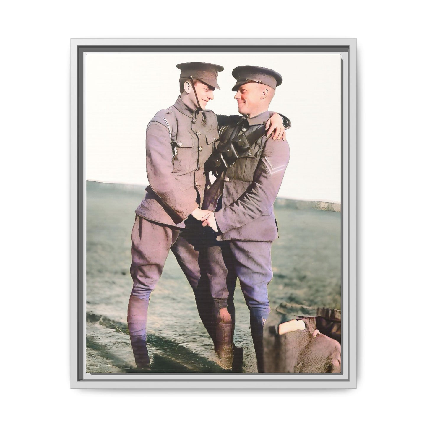 paire 109 | Framed Vintage Photo - Matte Canvas