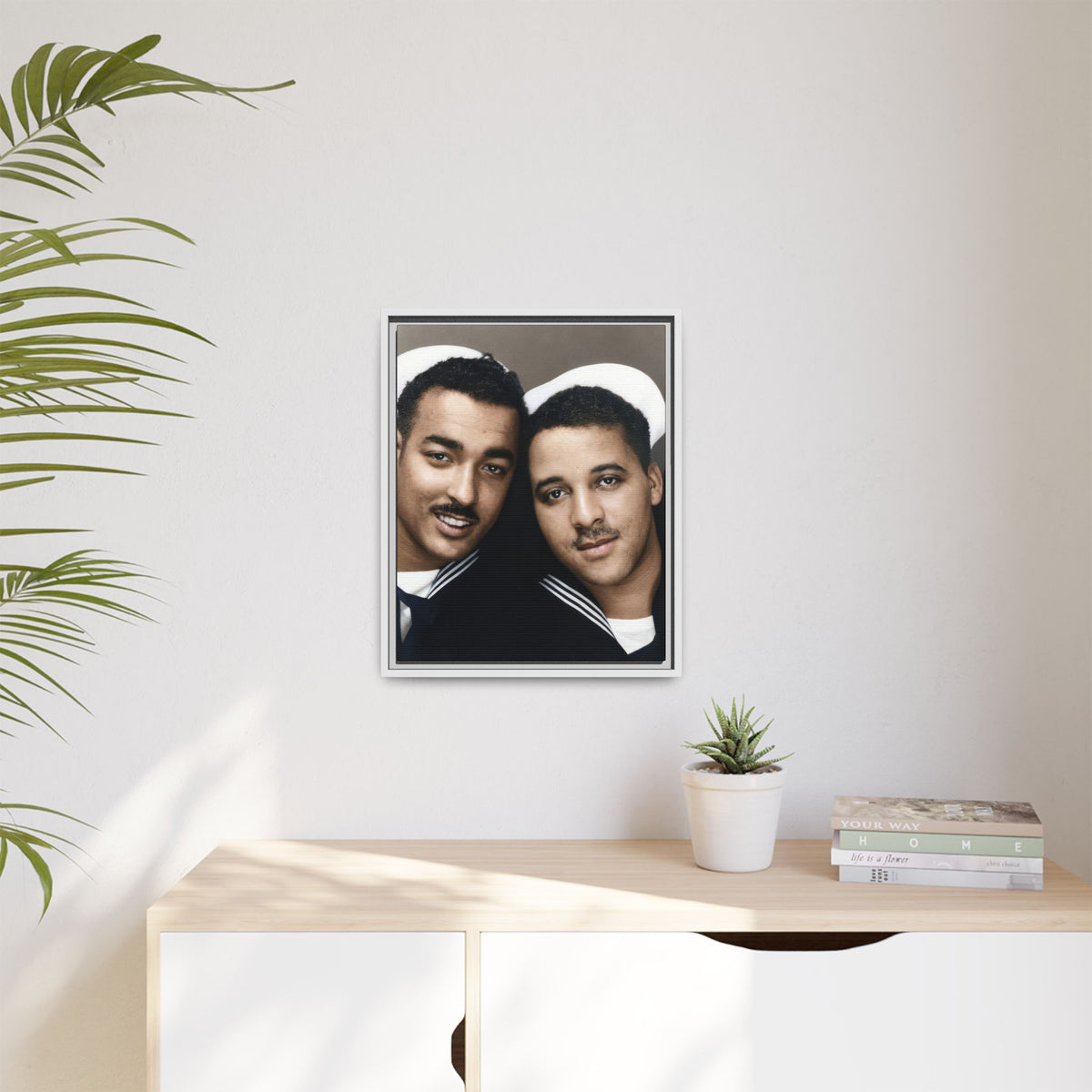 paire 157 | Framed Vintage Photo - Matte Canvas
