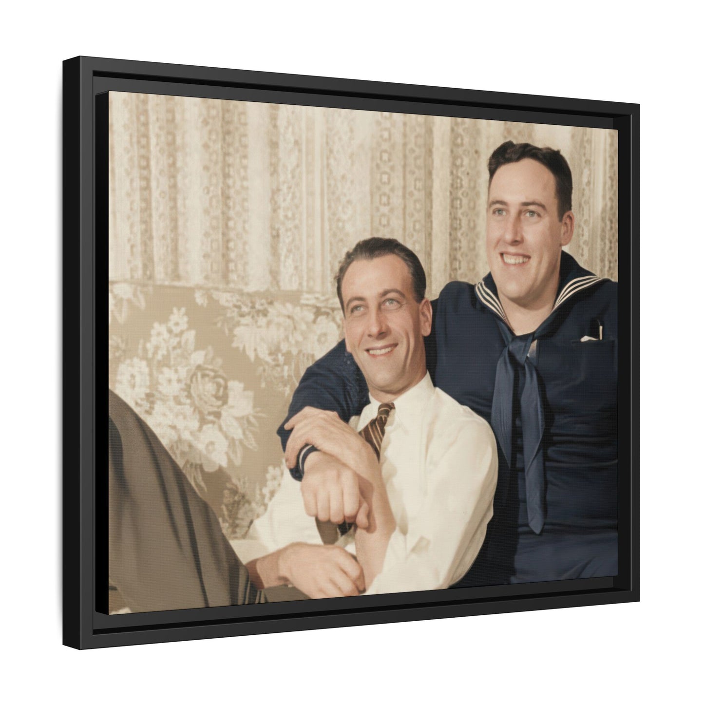 paire 108 | Framed Vintage Photo - Matte Canvas