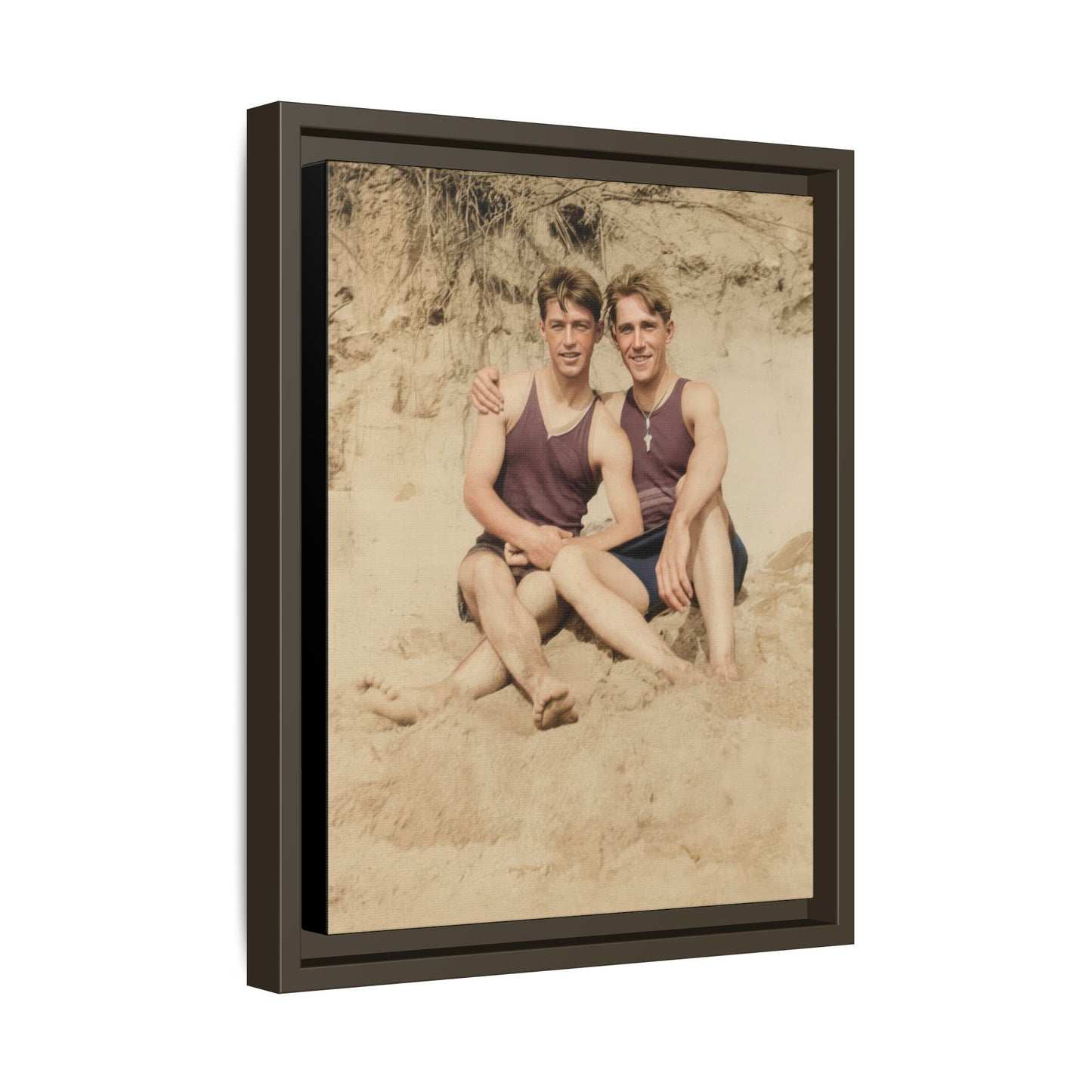 nager 002 | Framed Vintage Photo - Matte Canvas