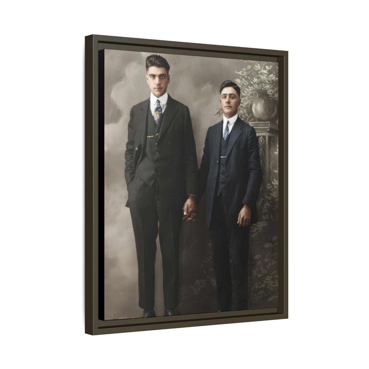 paire 085 | Framed Vintage Photo - Matte Canvas
