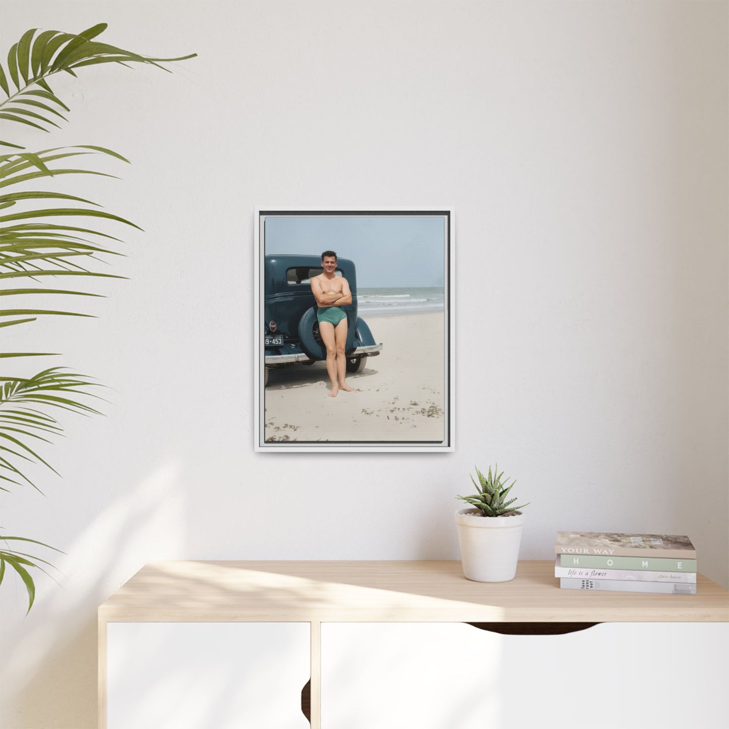 nager 046 | Framed Vintage Photo - Matte Canvas