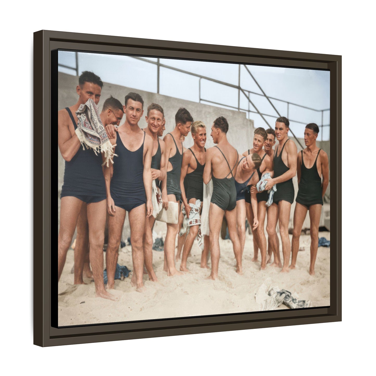 nager 007 | Framed Vintage Photo - Matte Canvas