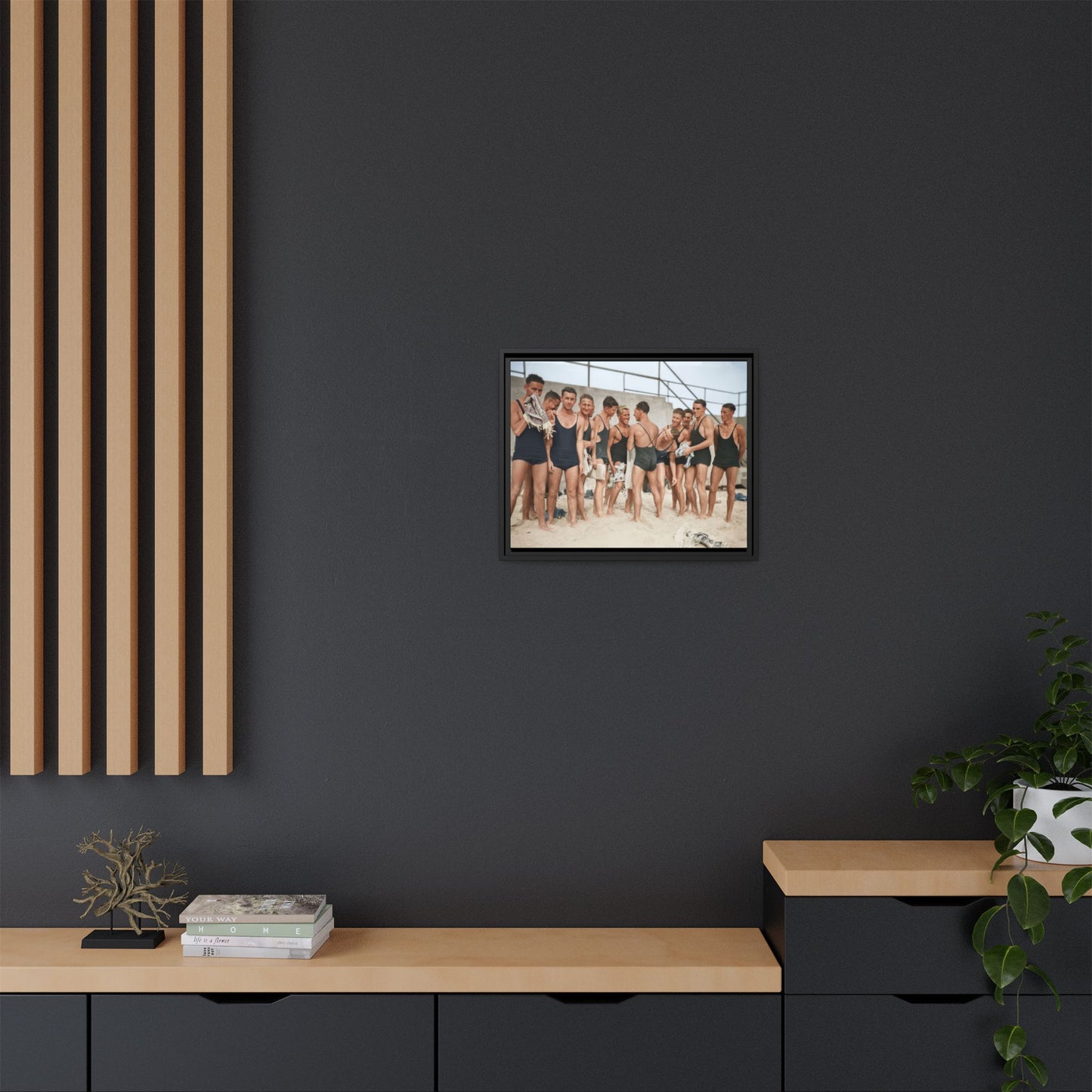 nager 007 | Framed Vintage Photo - Matte Canvas
