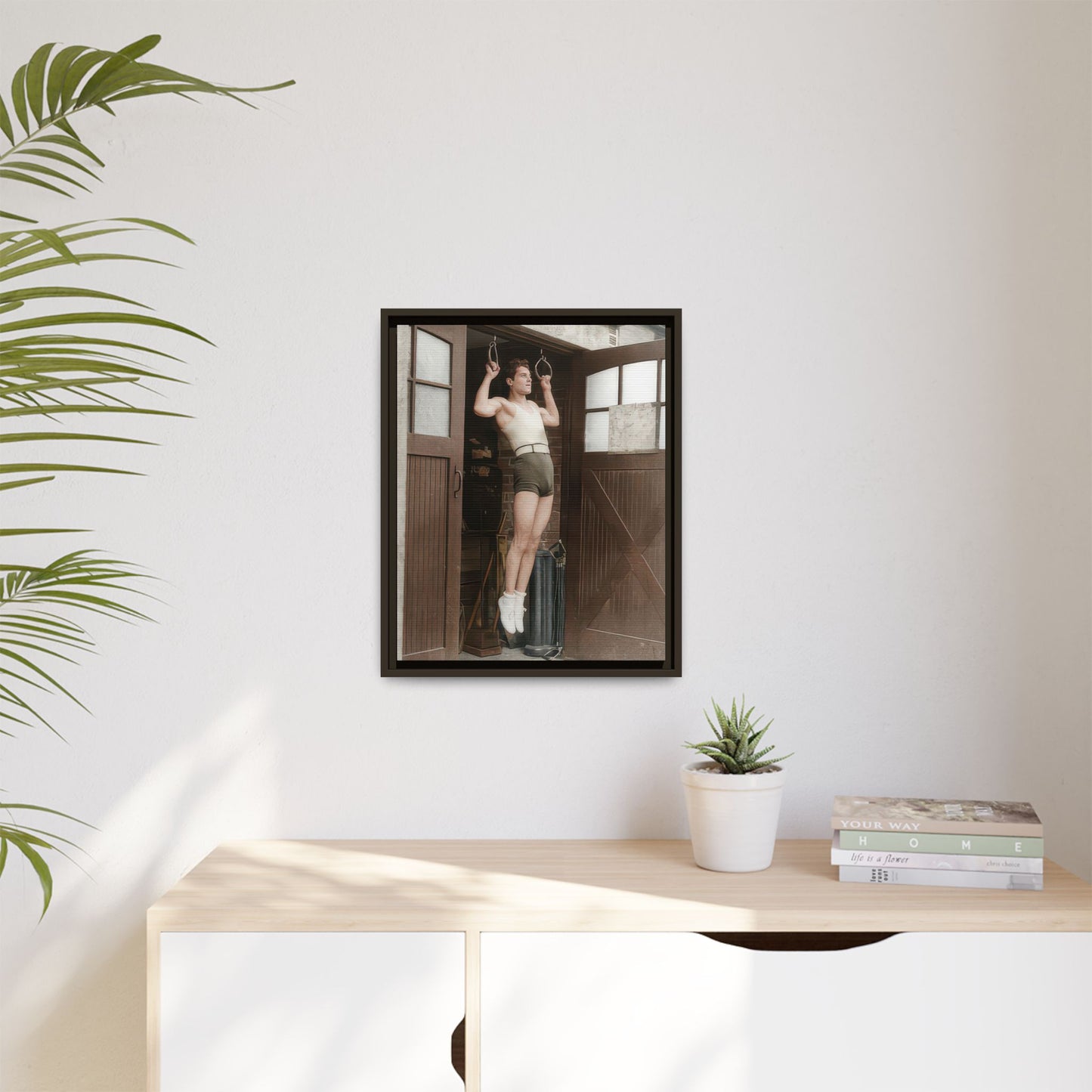 athlétisme 031 | Framed Vintage Photo - Matte Canvas
