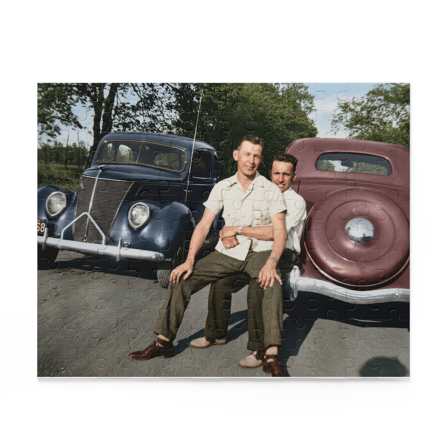 Vintage Beach Photo Puzzles | paire 145