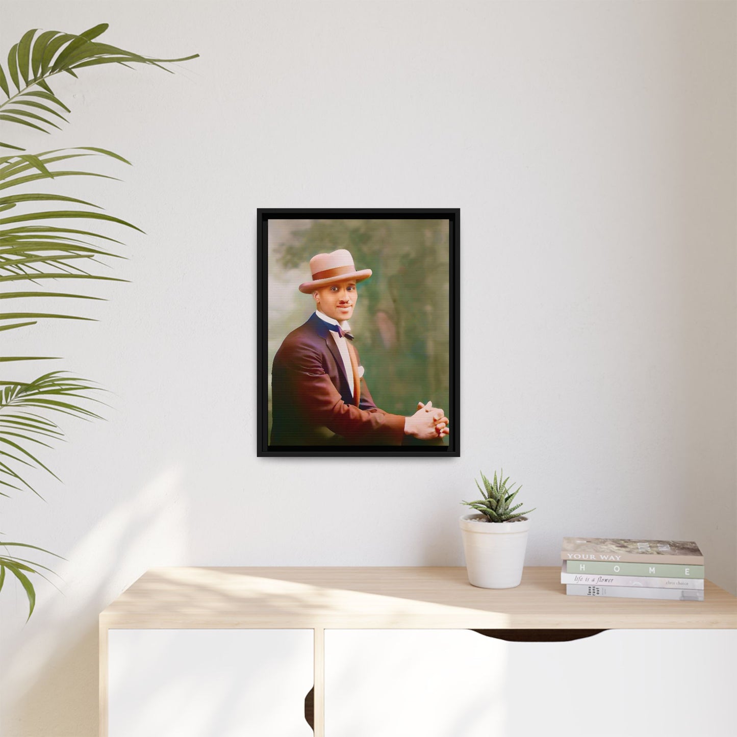 celibataire 004 | Framed Vintage Photo - Matte Canvas