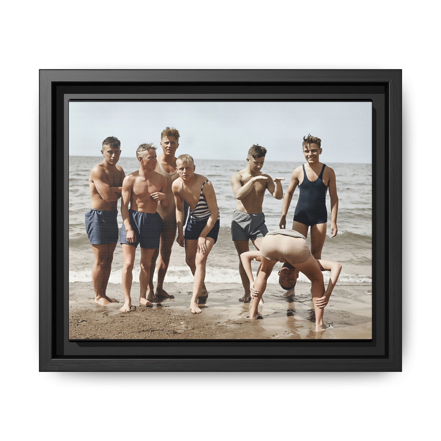nager 045 | Framed Vintage Photo - Matte Canvas