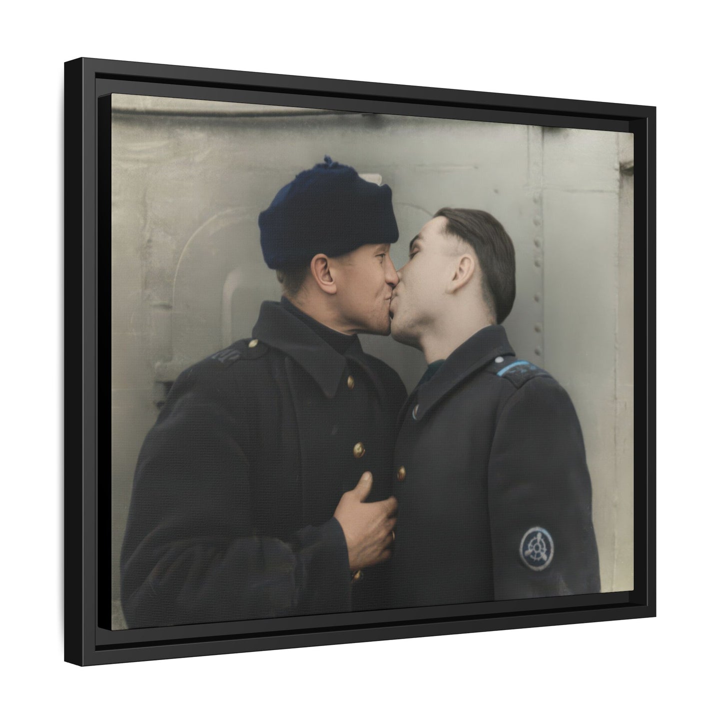 paire 004 | Framed Vintage Photo - Matte Canvas
