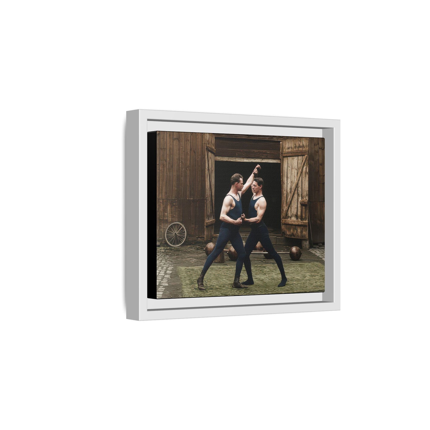 athlétisme 036 | Framed Vintage Photo - Matte Canvas