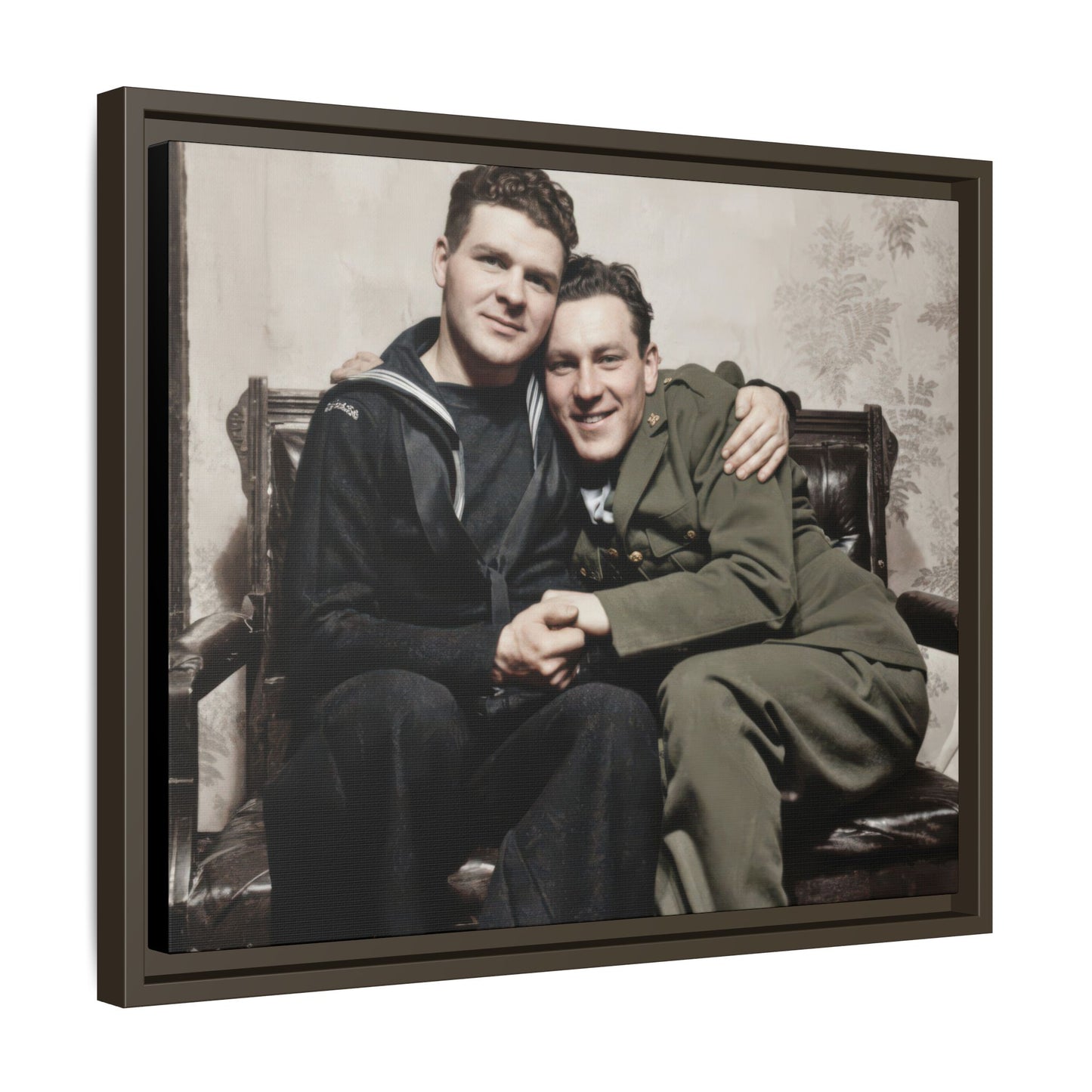 paire 087 | Framed Vintage Photo - Matte Canvas