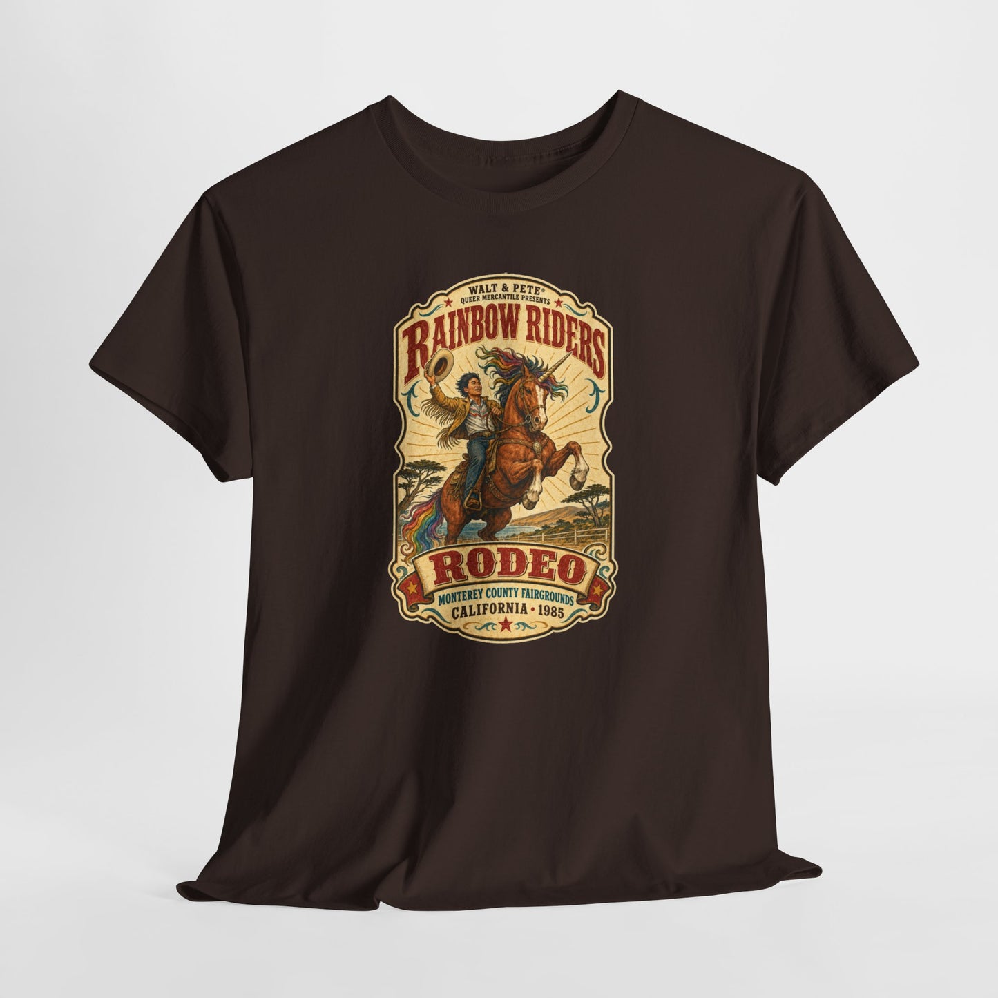 Copy of Rainbow Riders Rodeo Arizona 1972 Pride T-Shirt | Queer Cowgirl Tee