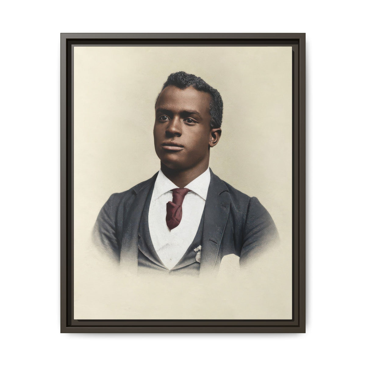 celibataire 027 | Framed Vintage Photo - Matte Canvas