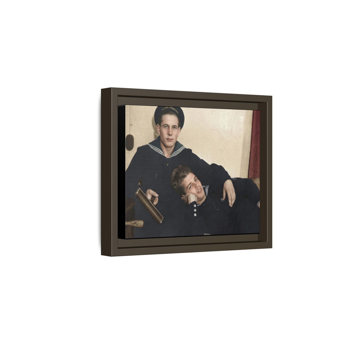 paire 010 | Framed Vintage Photo - Matte Canvas