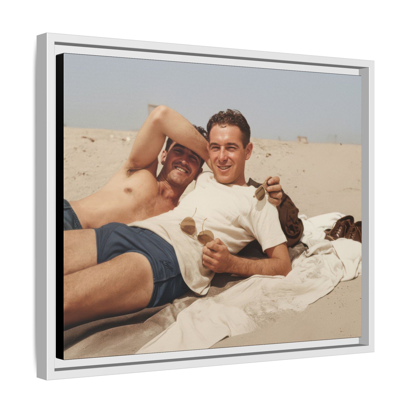 nager 020 | Framed Vintage Photo - Matte Canvas