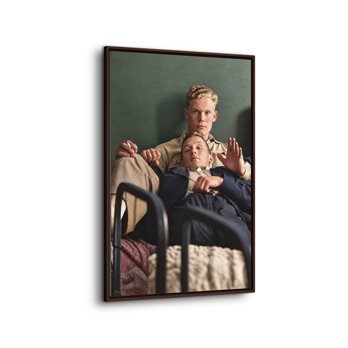 paire 046 | Framed Vintage Photo - Matte Canvas
