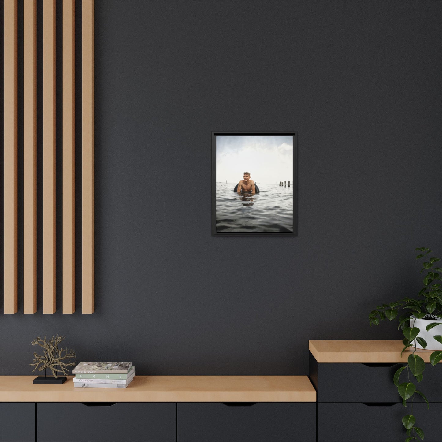 nager 034 | Framed Vintage Photo - Matte Canvas