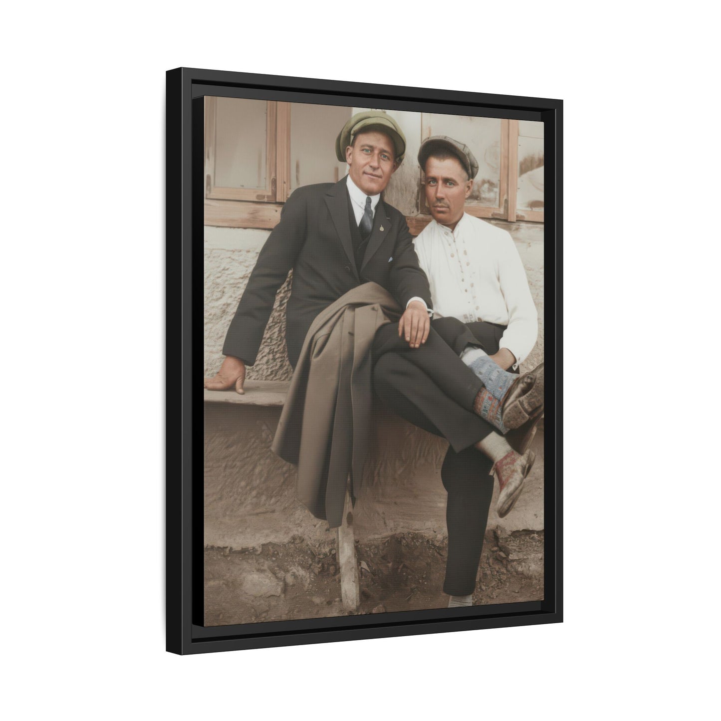 paire 097 | Framed Vintage Photo - Matte Canvas