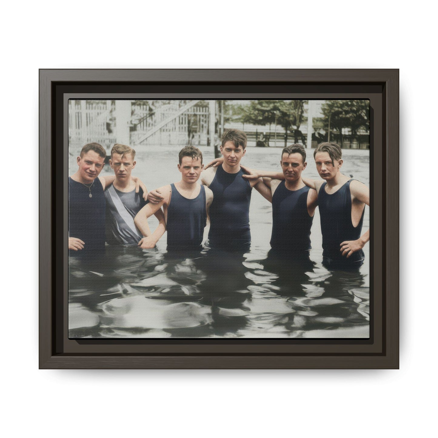 nager 042 | Framed Vintage Photo - Matte Canvas