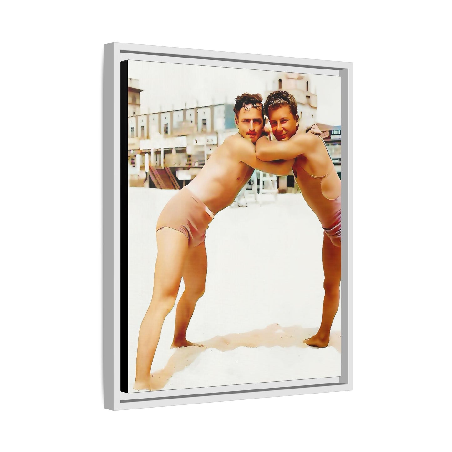 nager 014 | Framed Vintage Photo - Matte Canvas