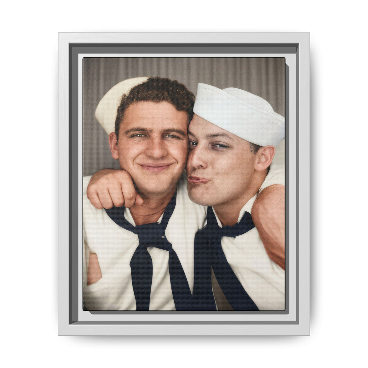 paire 159 | Framed Vintage Photo - Matte Canvas