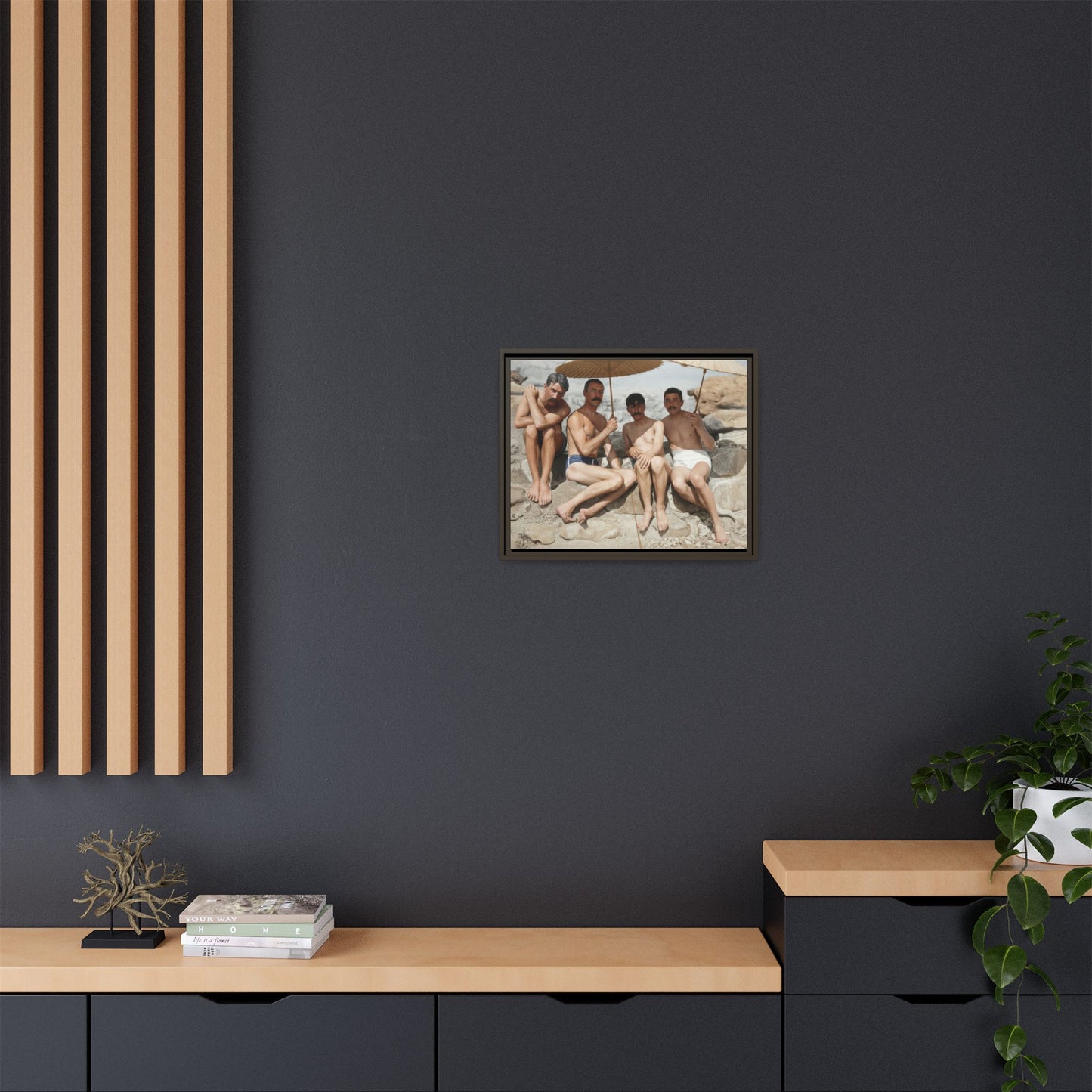 nager 030 | Framed Vintage Photo - Matte Canvas