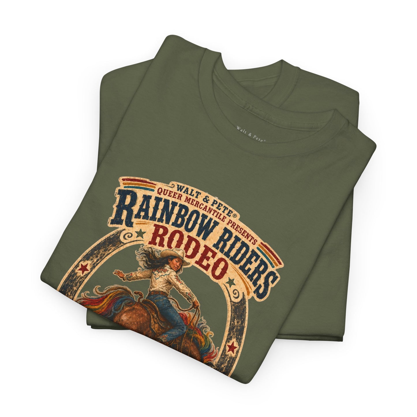 Copy of Copy of Rainbow Riders Rodeo Arizona 1972 Pride T-Shirt | Queer Cowgirl Tee