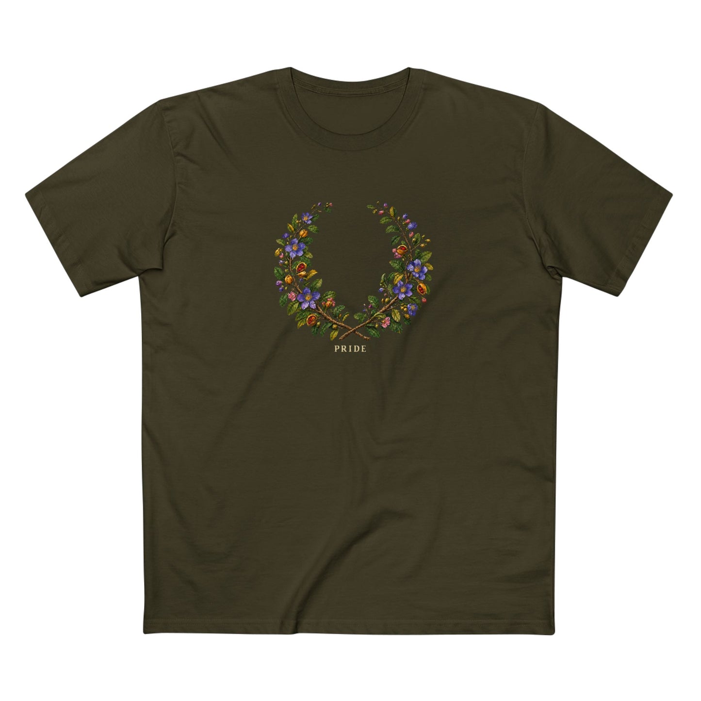 Jamaican Lignum Vitae Pride T-Shirt | Botanical LGBTQ+ Graphic Tee