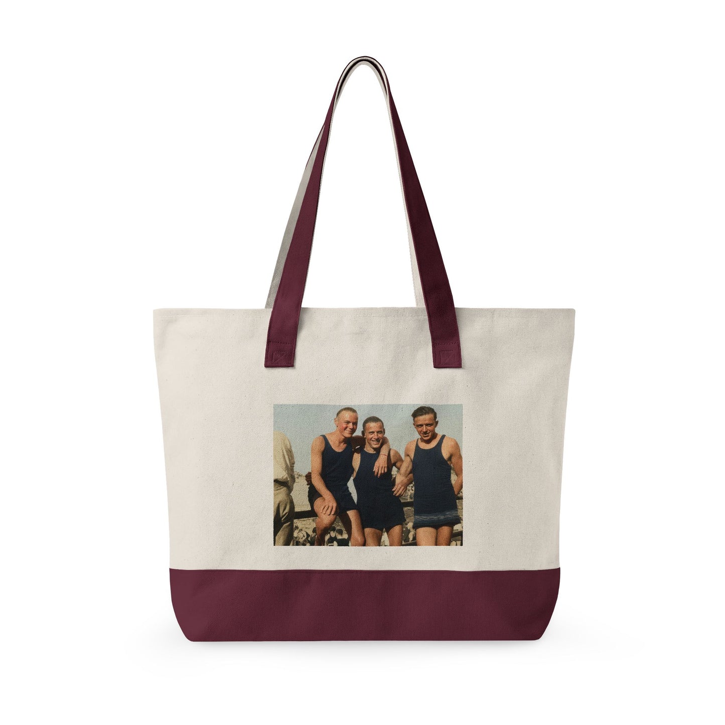 Beach Day Zippered Canvas Tote | nager 044