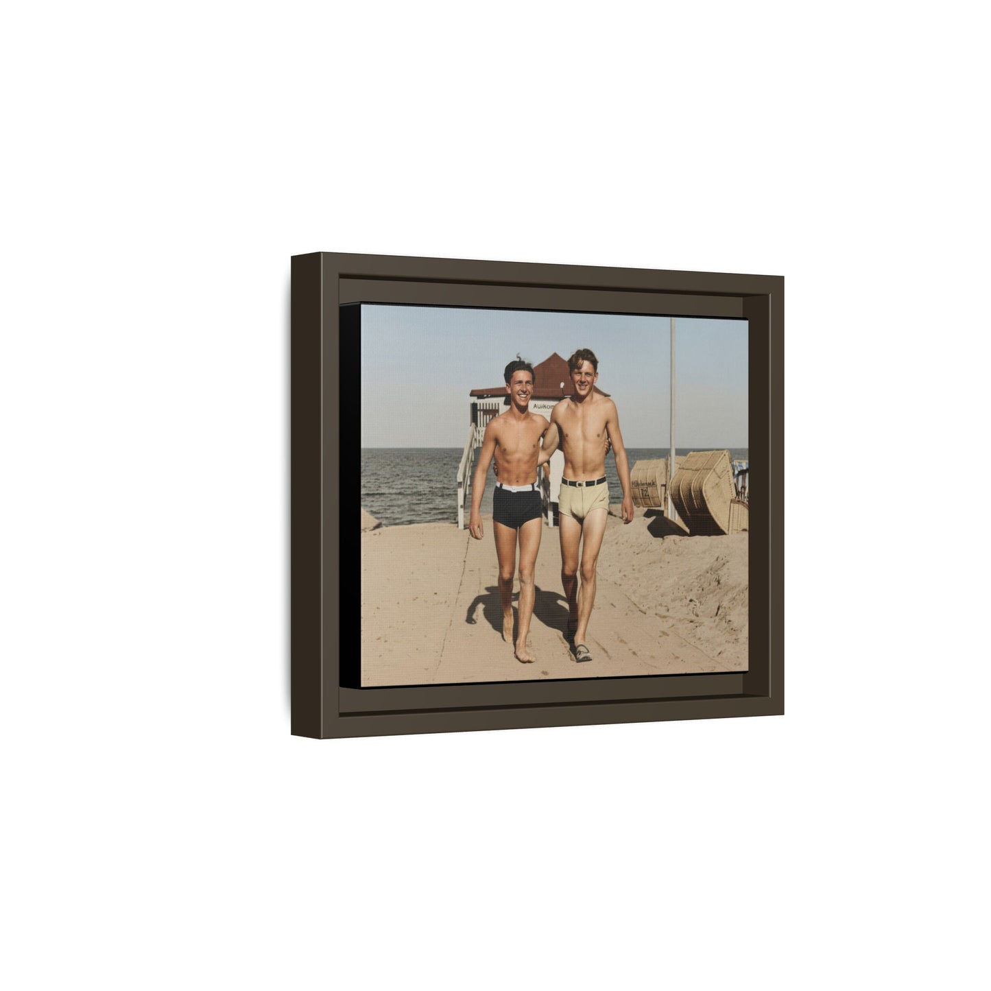 nager 003 | Framed Vintage Photo - Matte Canvas