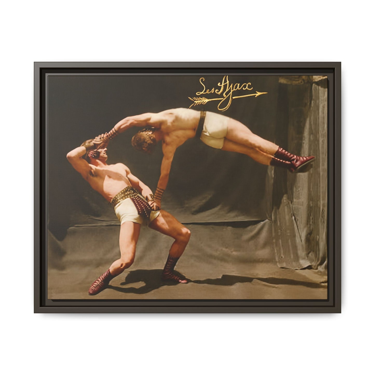 athlétisme 013 | Framed Vintage Photo - Matte Canvas