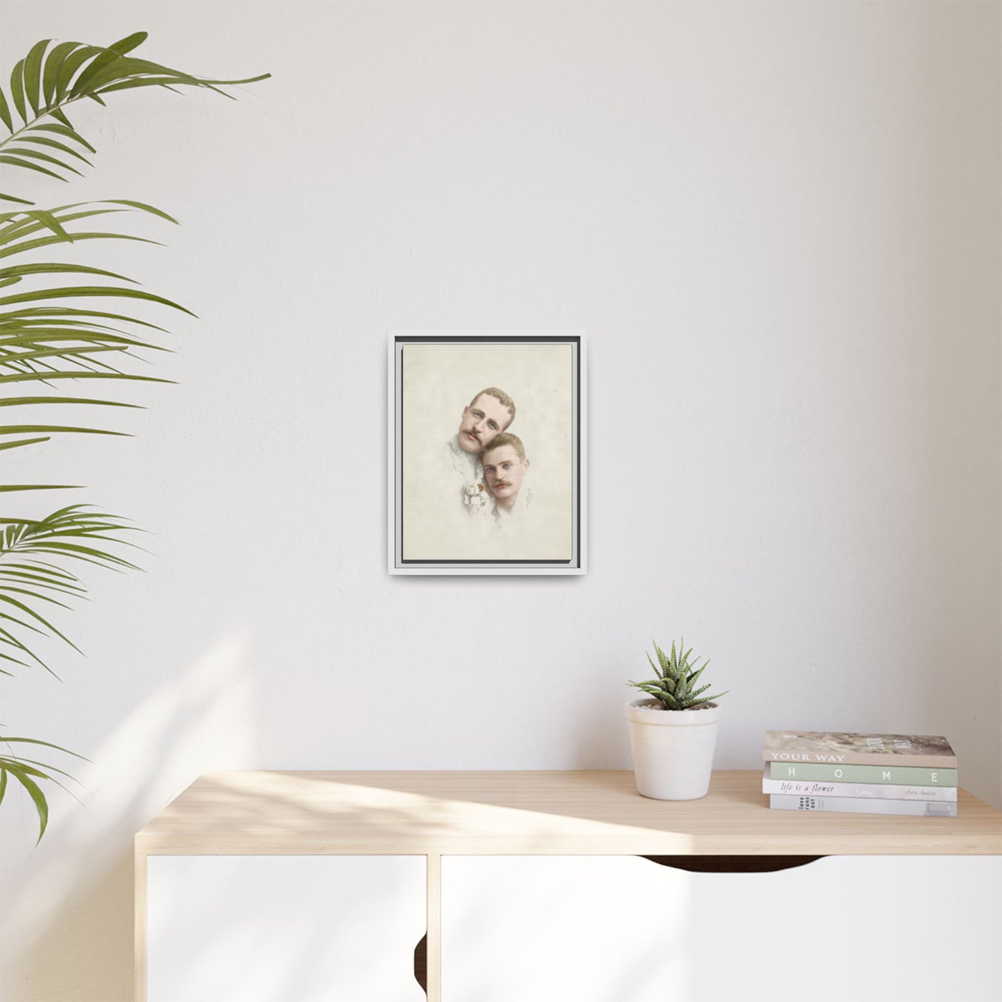 paire 081 | Framed Vintage Photo - Matte Canvas