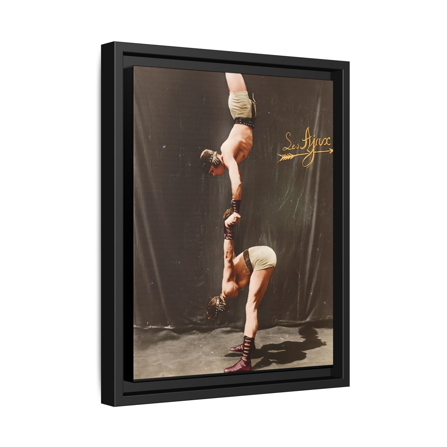athlétisme 014 | Framed Vintage Photo - Matte Canvas
