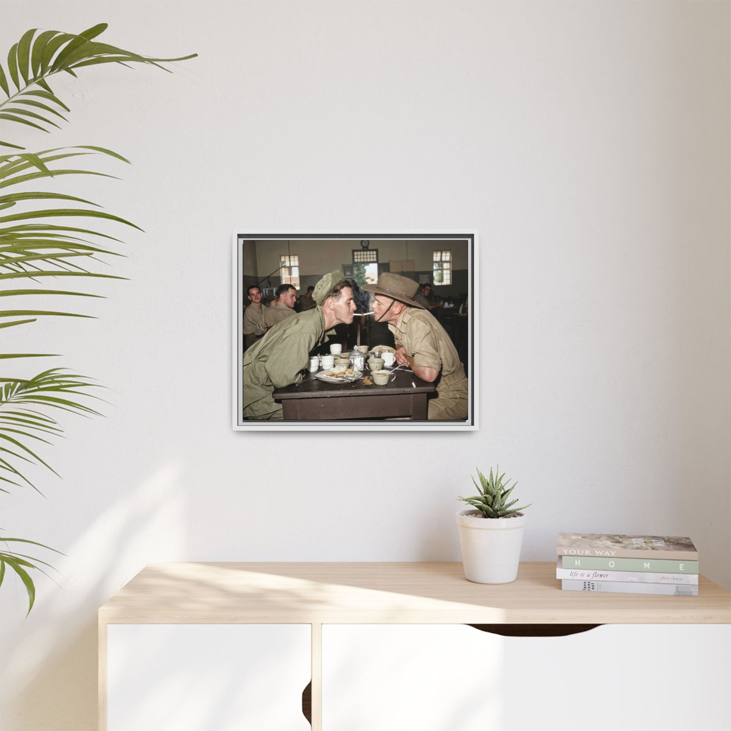 paire 143 | Framed Vintage Photo - Matte Canvas