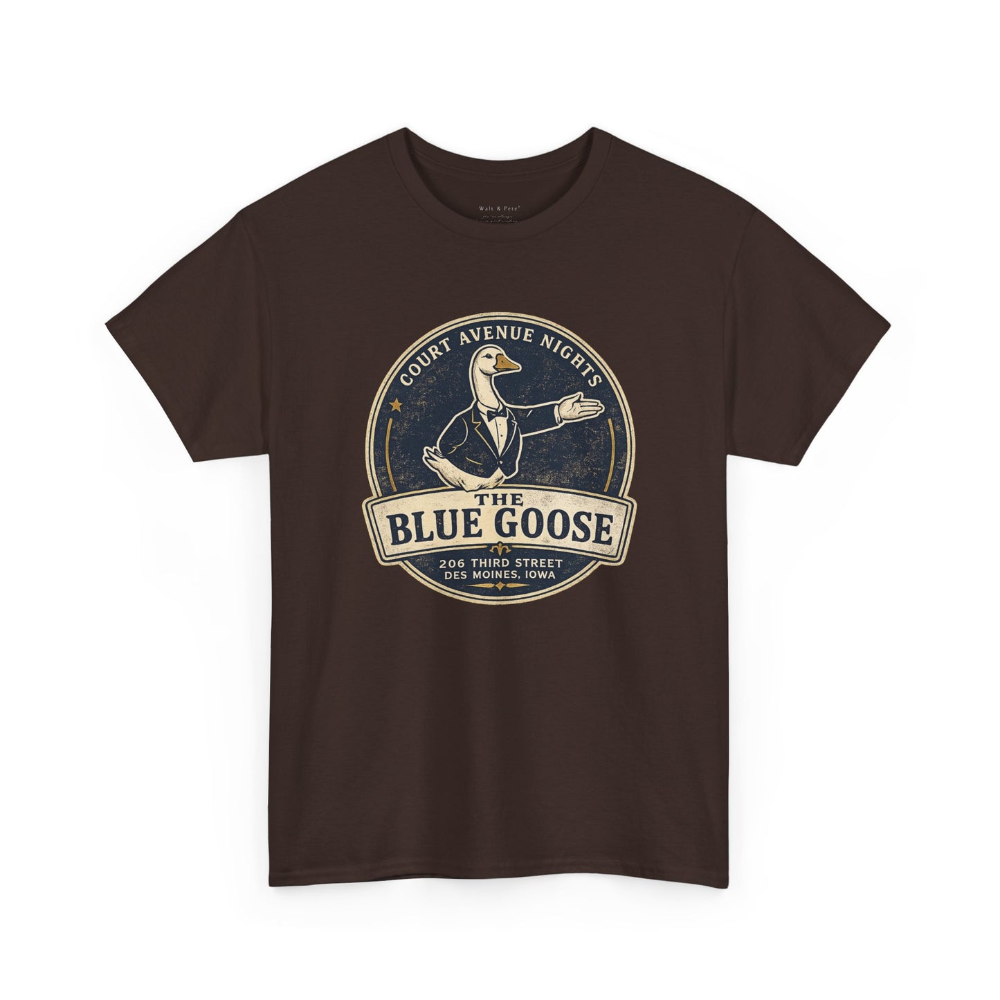 The Blue Goose | Des Moines Iowa Historic Gay Bar T-Shirt