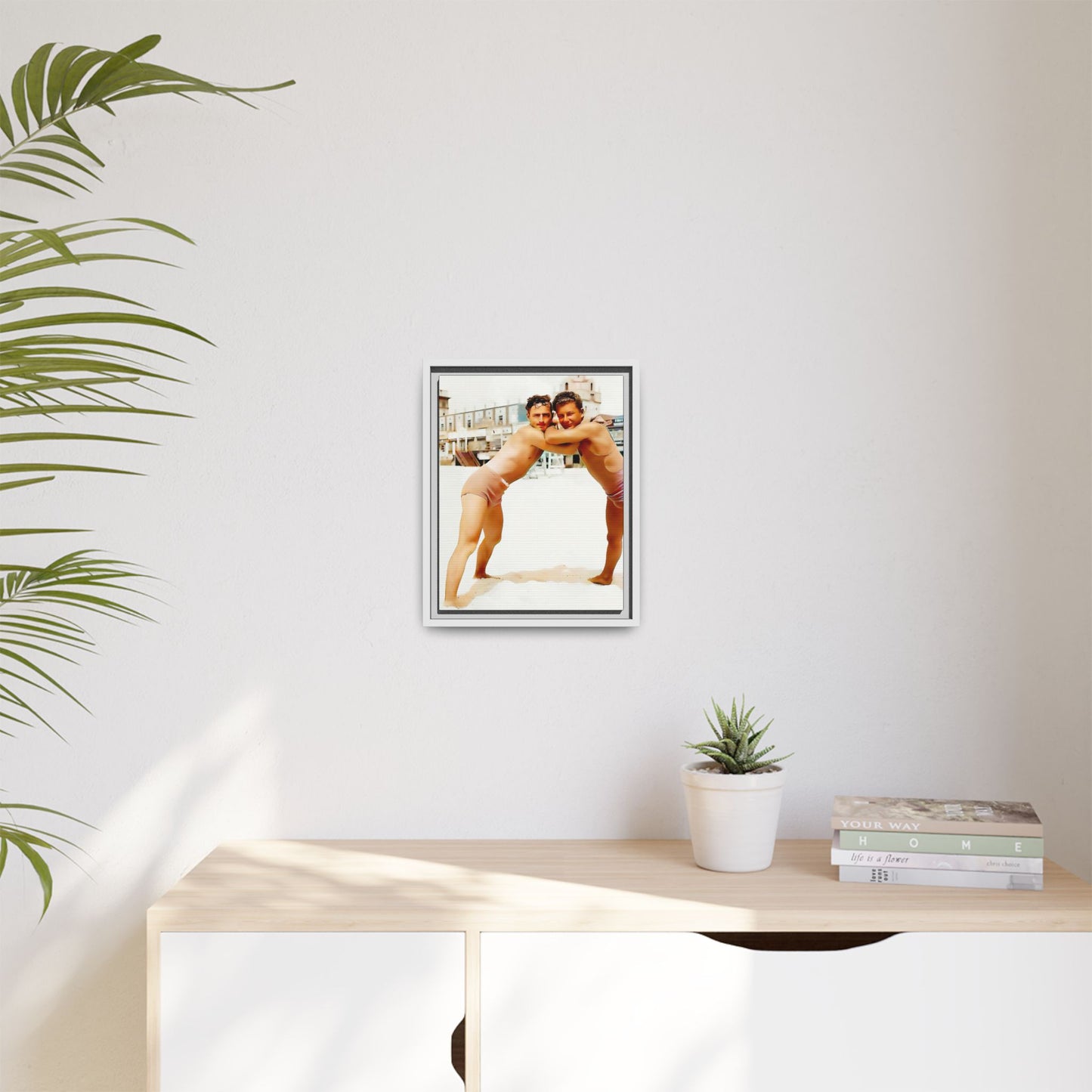 nager 014 | Framed Vintage Photo - Matte Canvas