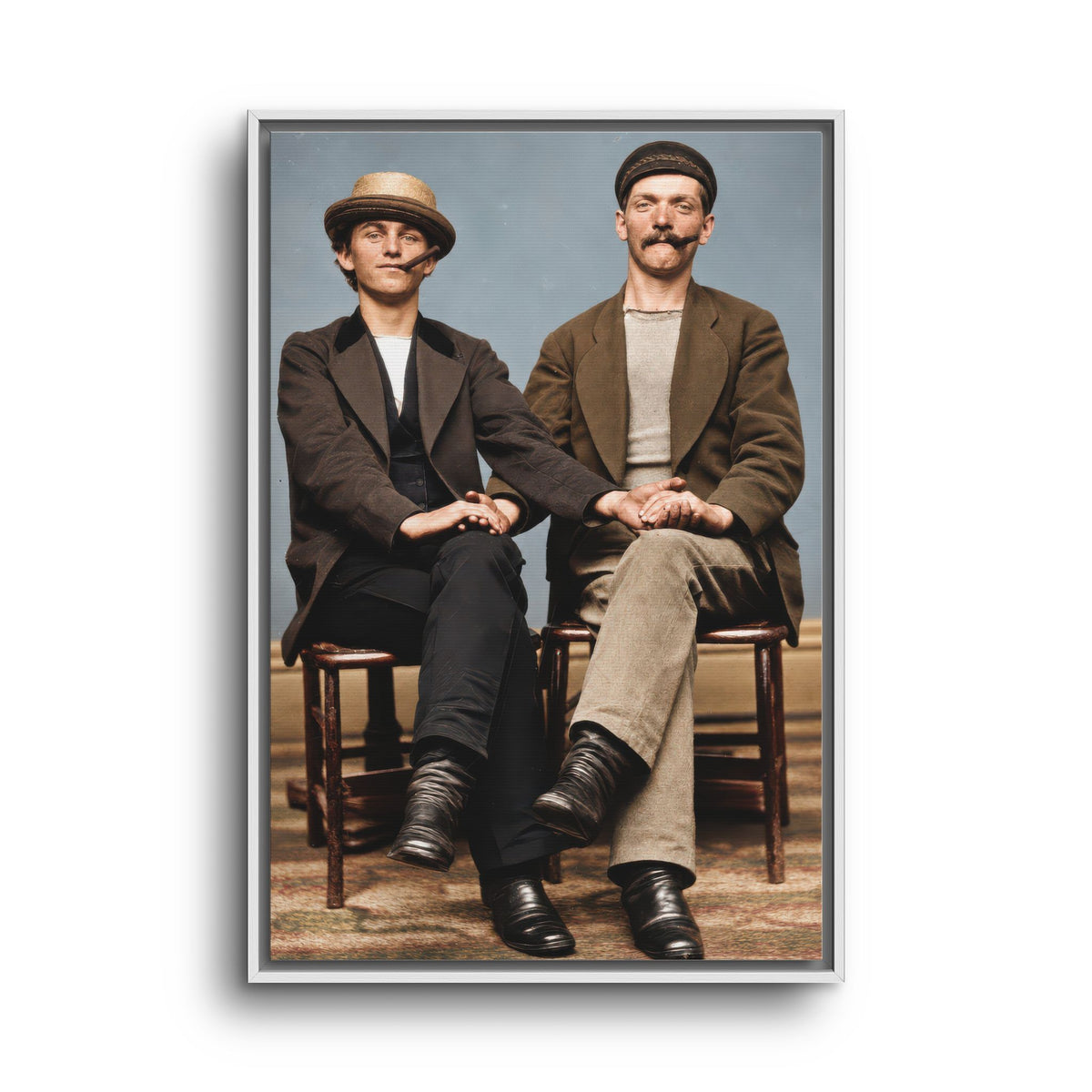 paire 170 | Framed Vintage Photo - Matte Canvas