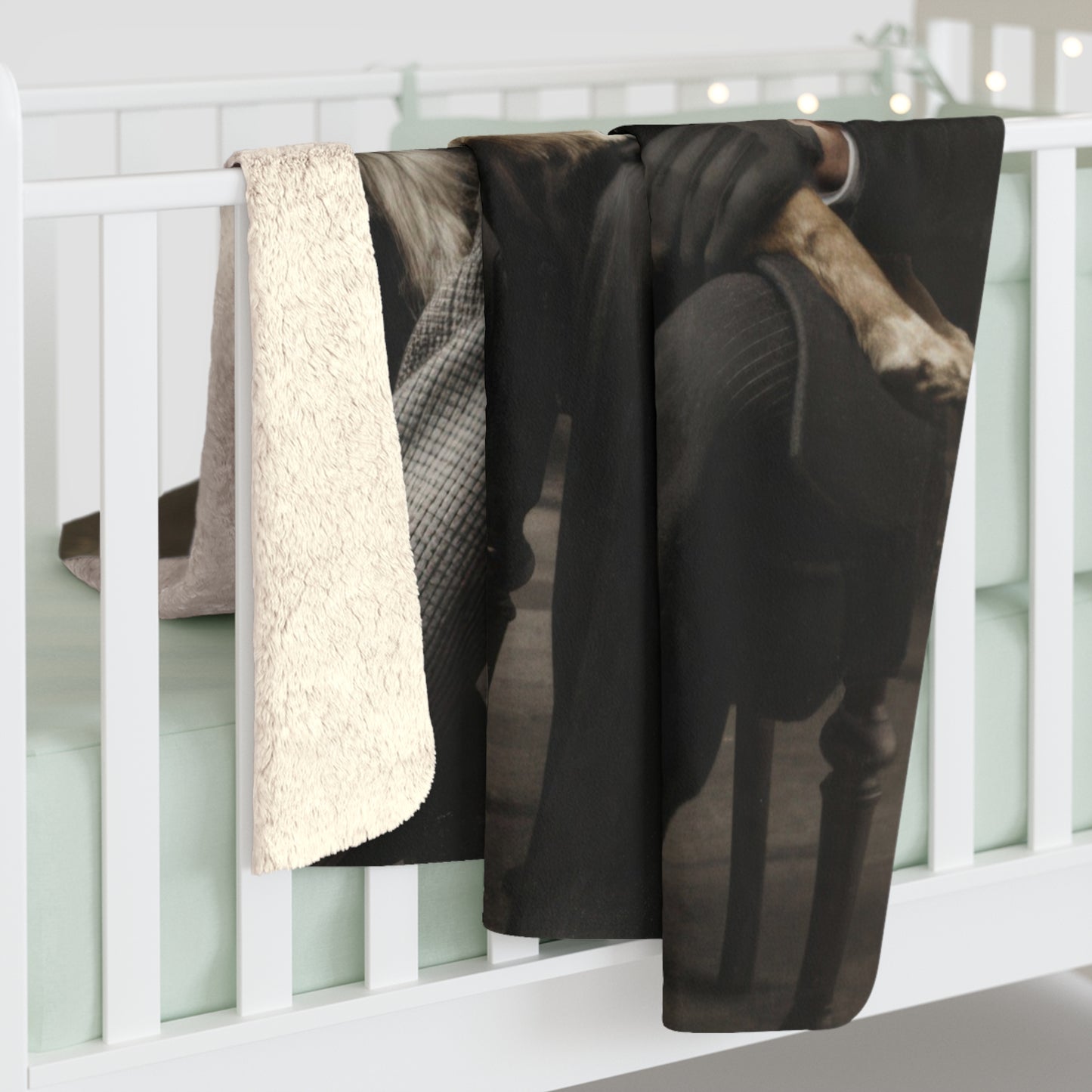 Heirloom Sherpa Blanket – paire 039 Premium fleece throw · 50x60, 60x80